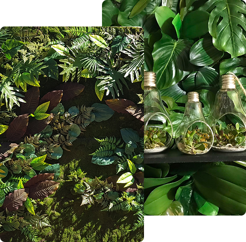 Atelier de création de végétaux stabilisés