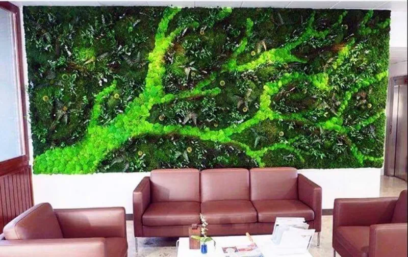 Mur végétal, Lyon, MOSS SMART NATURE