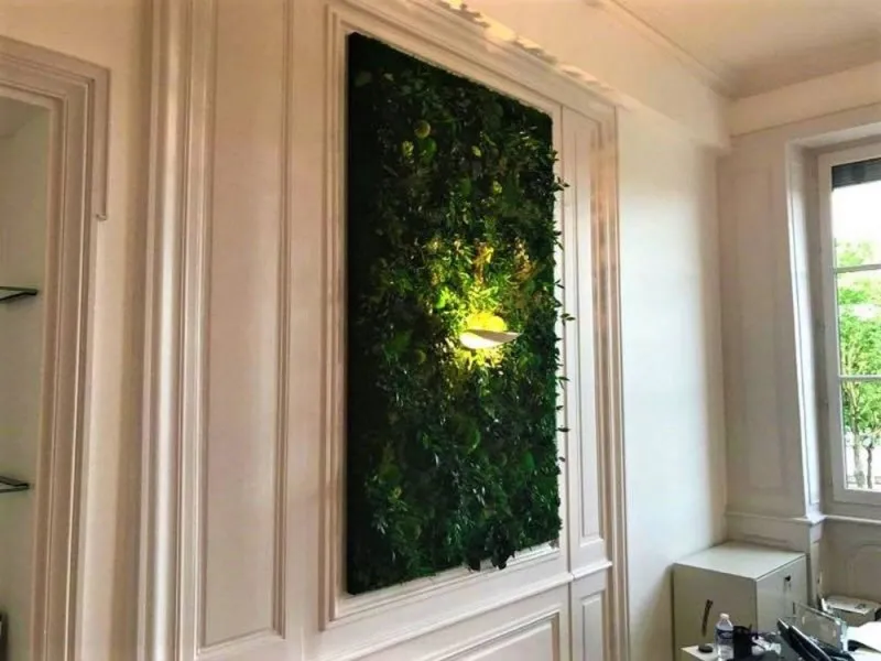 Mur végétal, Lyon, MOSS SMART NATURE