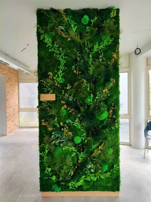 Mur végétal, Lyon, MOSS SMART NATURE