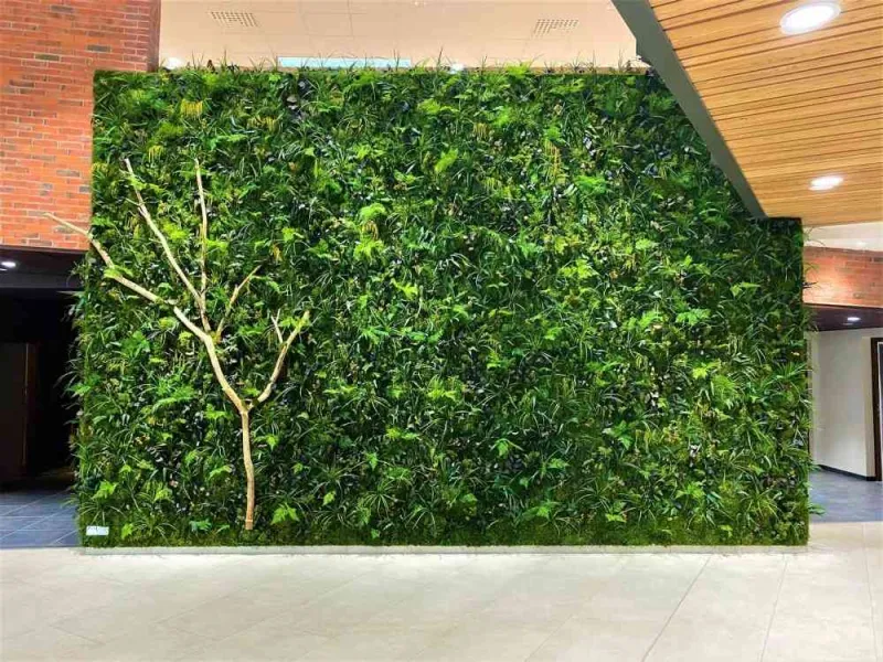 Mur végétal, Lyon, MOSS SMART NATURE