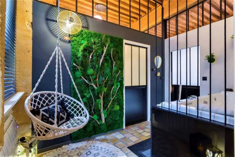 Mur végétal, Lyon, MOSS SMART NATURE