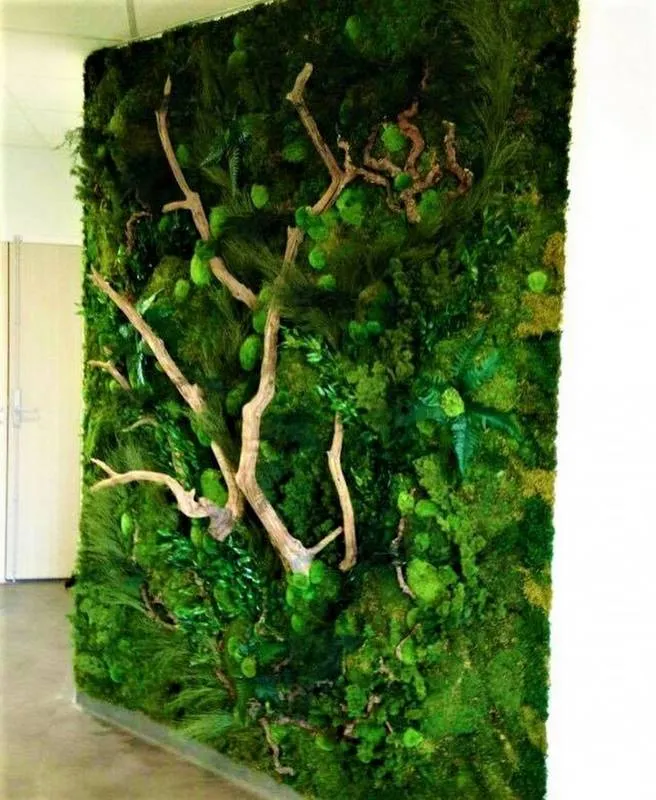 Mur végétal, Lyon, MOSS SMART NATURE