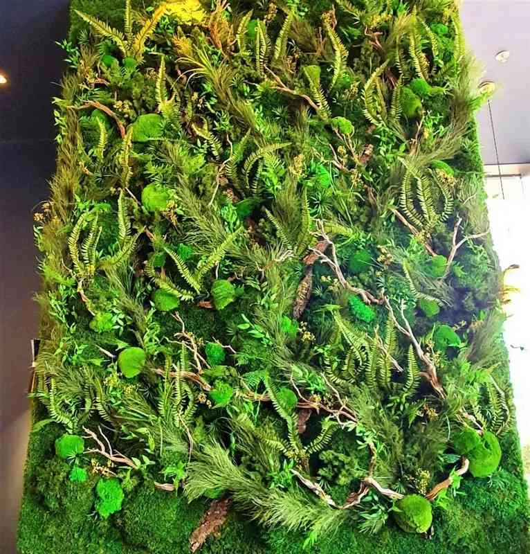 Mur végétal, Lyon, MOSS SMART NATURE