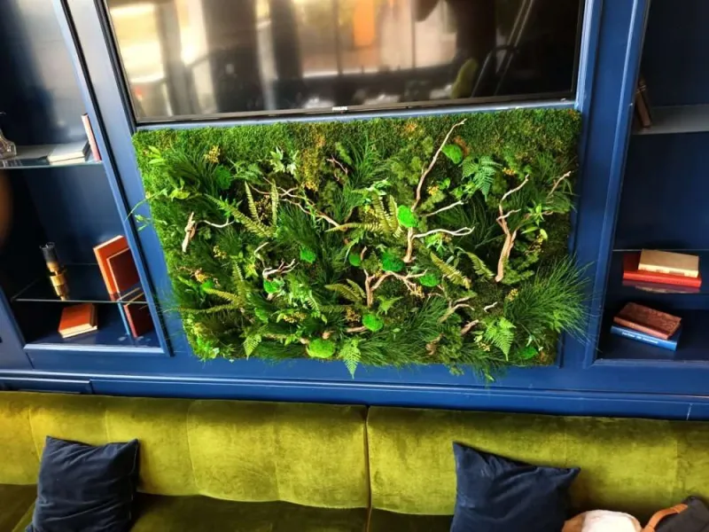 Tableau végétal, Lyon, MOSS SMART NATURE