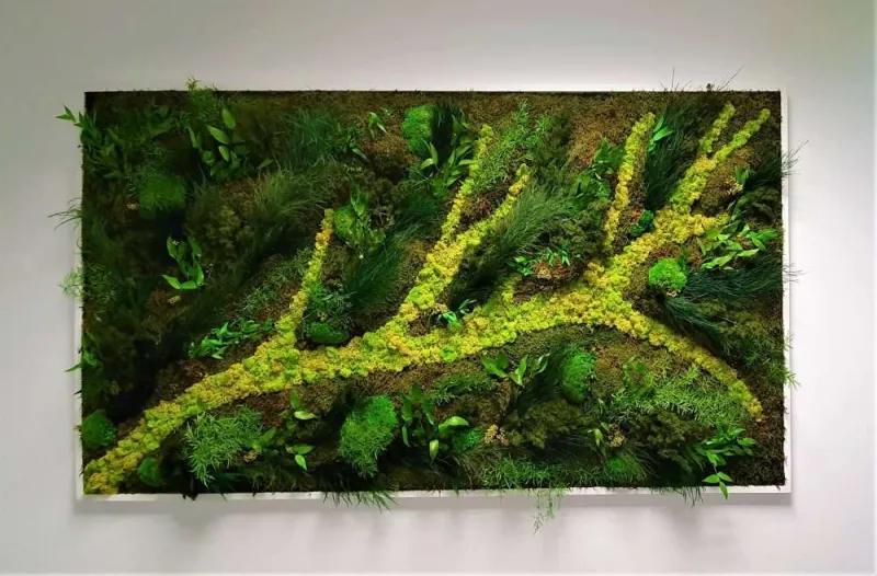 Tableau végétal, Lyon, MOSS SMART NATURE