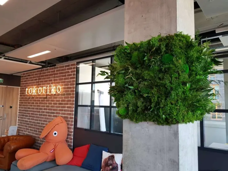 Tableau végétal, Lyon, MOSS SMART NATURE