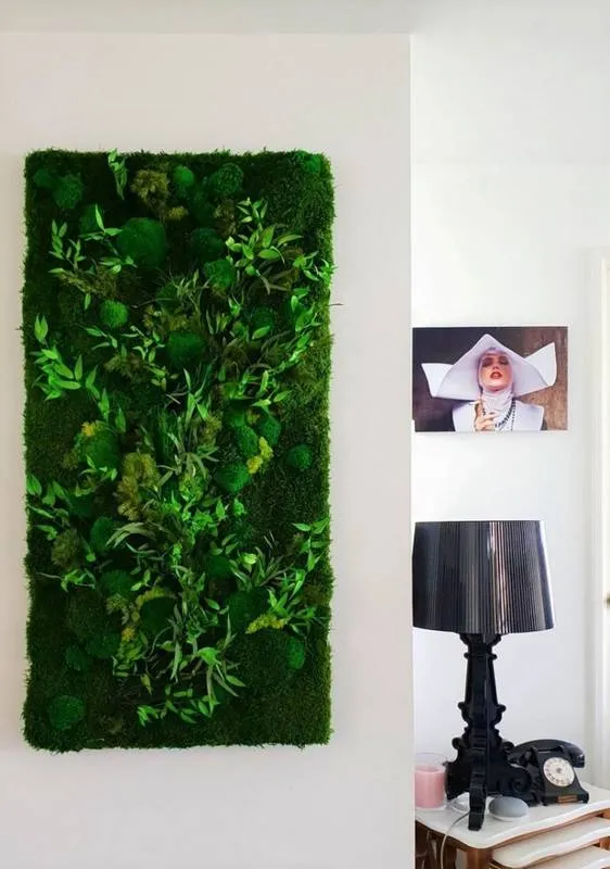 Tableau végétal, Lyon, MOSS SMART NATURE