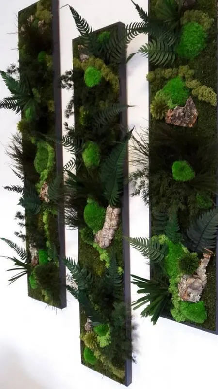 Tableau végétal, Lyon, MOSS SMART NATURE