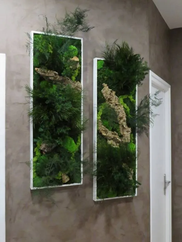 Tableau végétal, Lyon, MOSS SMART NATURE