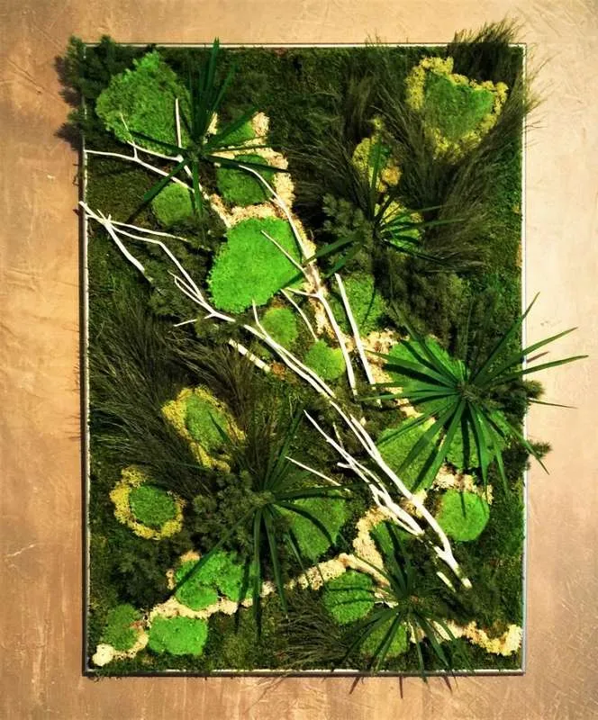 Tableau végétal, Lyon, MOSS SMART NATURE