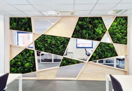 Séparation d'espace de travail à Lyon, Lyon, MOSS SMART NATURE