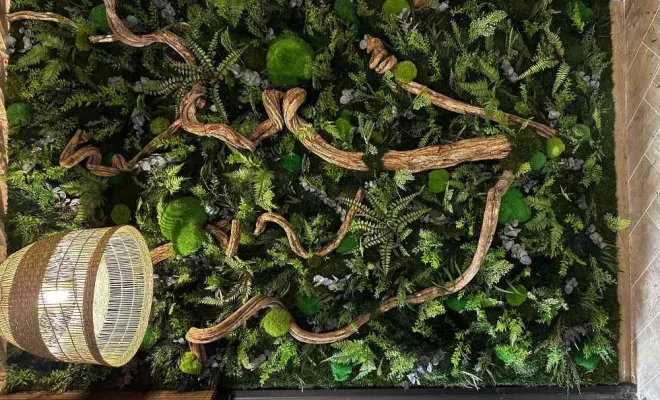 Décoration végétale ambiance tropicale vers Grenoble, Lyon, MOSS SMART NATURE