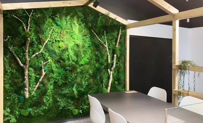 Installer un cadre végétal stabilisé sur mesure dans les locaux professionnels à Lyon, Lyon, MOSS SMART NATURE