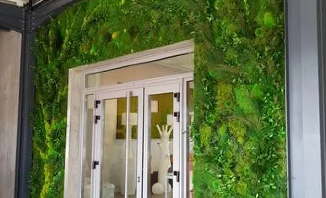 Installer un mur végétal stabilisé en entreprise à Lyon, Lyon, MOSS SMART NATURE