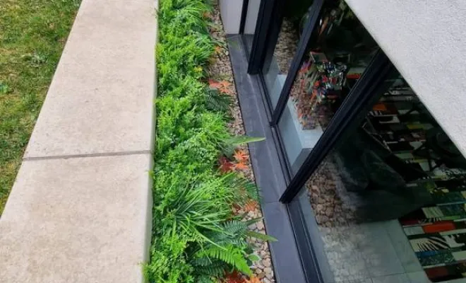 Mur végétal extérieur Lyon, Lyon, MOSS SMART NATURE